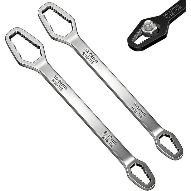 Llave autoajustable doble extremo 3-24mm todo en uno tareas automotrices