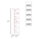 thumbnail image 4 of Mueble Vitrina 1 Puerta Vidrio Home 180,6x45x31,3 Cm Macadamia y Blanco, 4 of 4