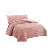 Fei Ya - Cubrecama De Invierno 2025 Con Chiporro 2 Plaza Rosa