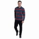 thumbnail image 3 of Polera Jersey Listada Cuello Camisero Azul, 3 of 4