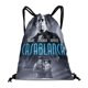 thumbnail image 1 of Casablanca Mochila de Cuerdas para Deportes y Gimnasio, Bolsa de Cuerdas Resistente al Agua, Bolsa Cinch, 30×40cm, 1 of 6
