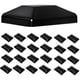 thumbnail image 1 of Tapones para postes de madera TonGass de 4 x 6 pulgadas (9,2 x 14,6 cm), 24 unidades, color negro, 1 of 6