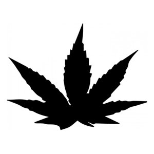 Rienda Libre Graphics - Decomural Cannabis Silhouette Flowers Trees Wal Ws-33339