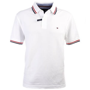 Polo Tommy Hilfiger Performance Piqué Con Cuello A Rayas
