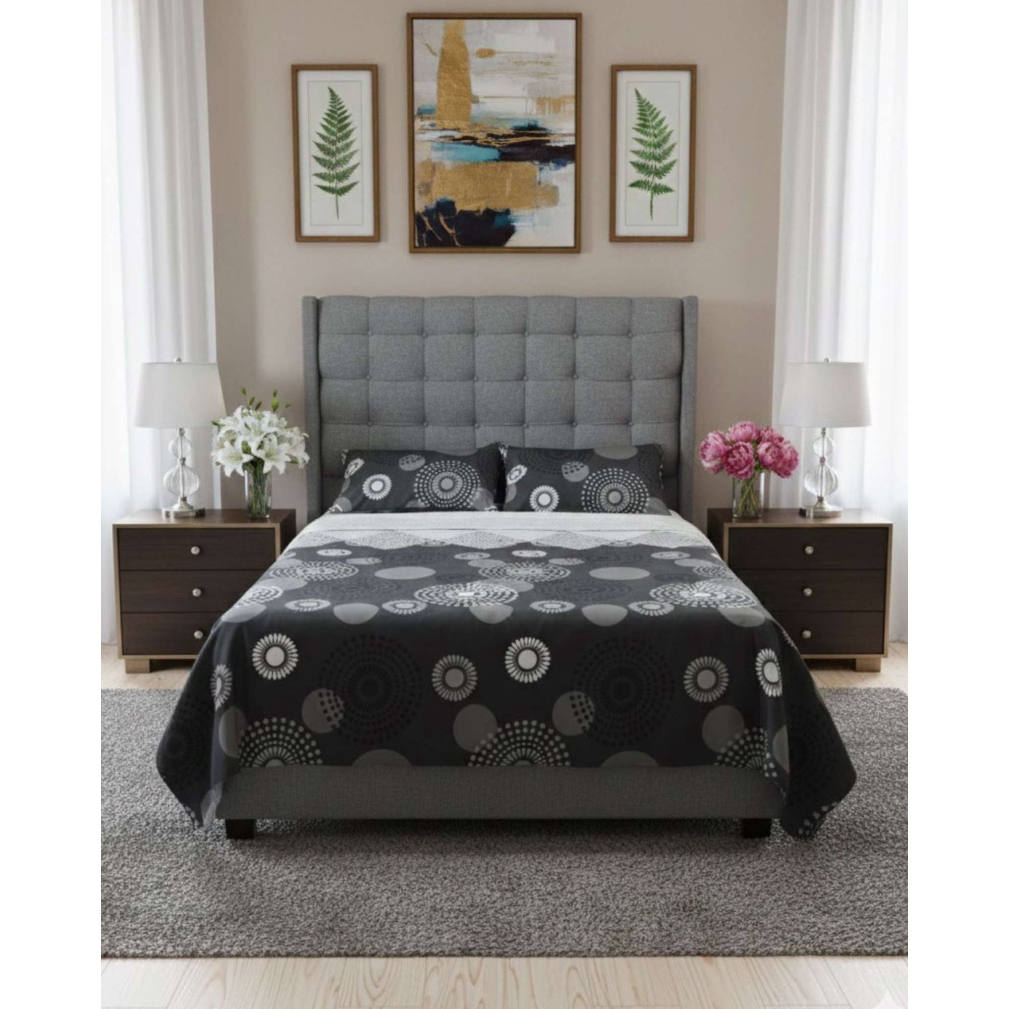 Imac Hogar - Juego De Sabanas 500 Hilos 2 Plaza A11