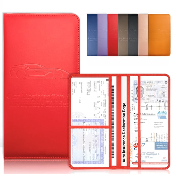 Porta documentos OBDMASTER rojo con cierre magnético - Nuevo