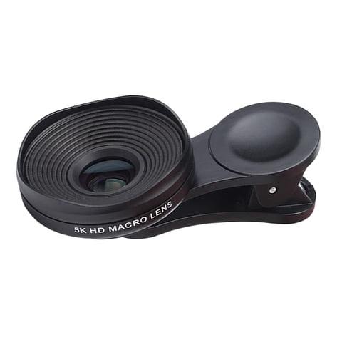 Magideal - Lente Macros De 35 Mm Lente De Teléfono Clip Negro Compacto En Teléfono Accesorios De Mano Para Teléfono Inteligente Accesorio De Lente Para Teléfono