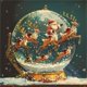 thumbnail image 4 of Lunarable Snowflake Duvet Cover Set Winter Theme Christmas Illustration Cold Weather Season Inspired Celebration Decorative, 4 of 4