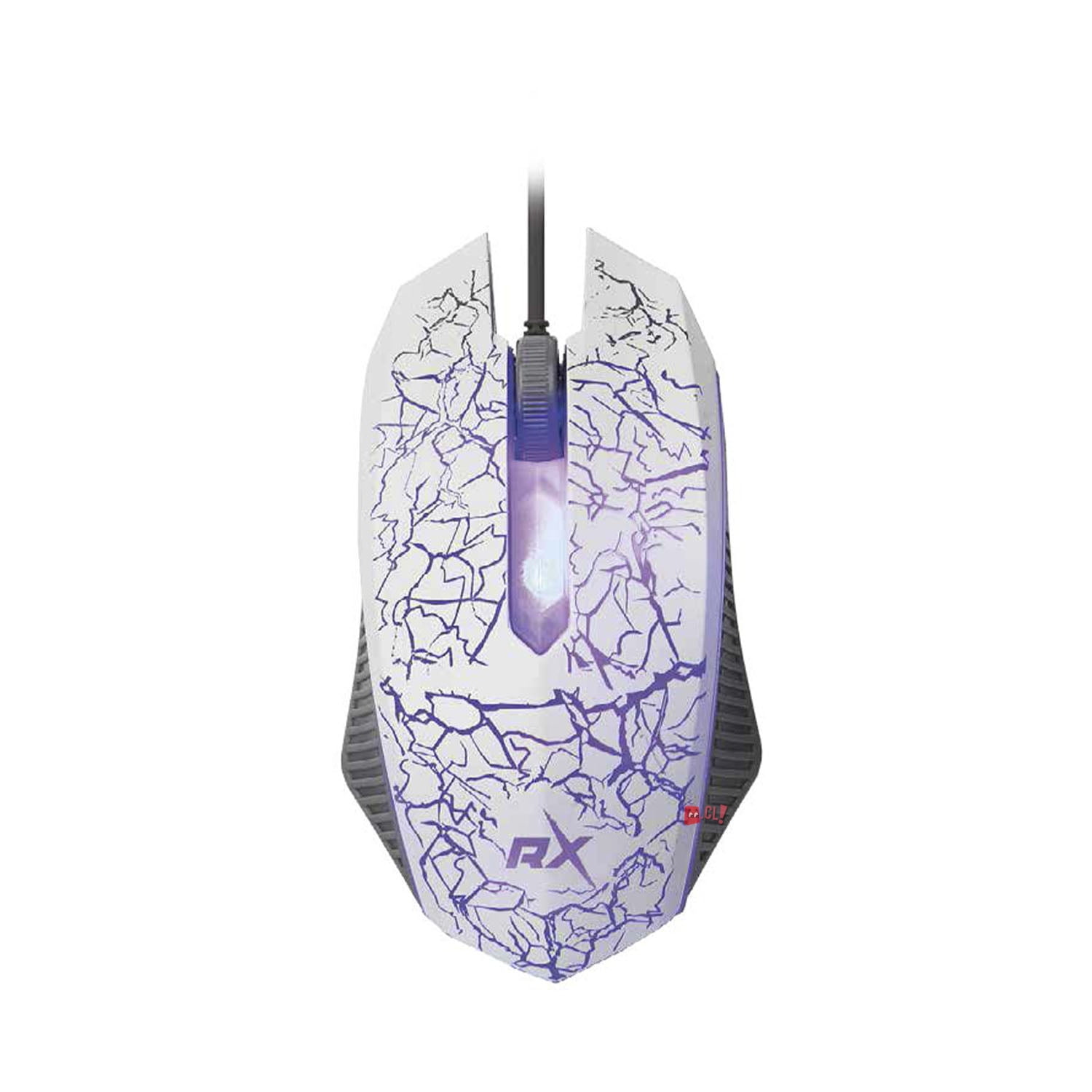Reptilex - Mouse Gamer Pc Usb Retroiluminado Blanco - Ps