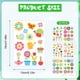 thumbnail image 2 of 12 hojas de pegatinas de flores de primavera, bonitas pegatinas de flores para niños, pegatinas de Pascua, pegatinas de jardín, pegatinas de animales de la naturaleza, decoraciones de fiesta de primav, 2 of 7