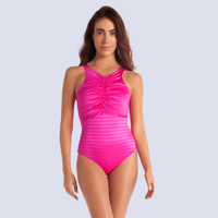 Traje De Baño Fucsia Athletics Control Abdomen Chamela