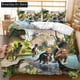 thumbnail image 1 of Jurassic World Park Dinosaur Bedding Set Duvet Cover Bed Set Quilt Cover Boys Adult, 1 of 5