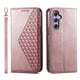 thumbnail image 3 of Funda Flip FOXDOCK para Samsung Galaxy A55 , Estilo Billetera con Diseño Rombo, Correa de Mano y Soporte, Uso Diario, 3 of 6