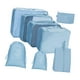 thumbnail image 2 of 8x Cubos De Embalaje Ligeros Para Maletas Maletas Bolsas De Almacenamiento De Ropa Azul, 2 of 3