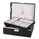 thumbnail image 5 of 1pc Joyero Organizador De Doble Capa Para Pendientes Anillos Collar Negro, 5 of 5