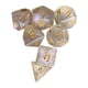 thumbnail image 2 of Dados Poliédricos Acrílicos Juguetes Ense?anza De Matemáticas Para Fiestas Juegos De Mesa Oro, 2 of 5