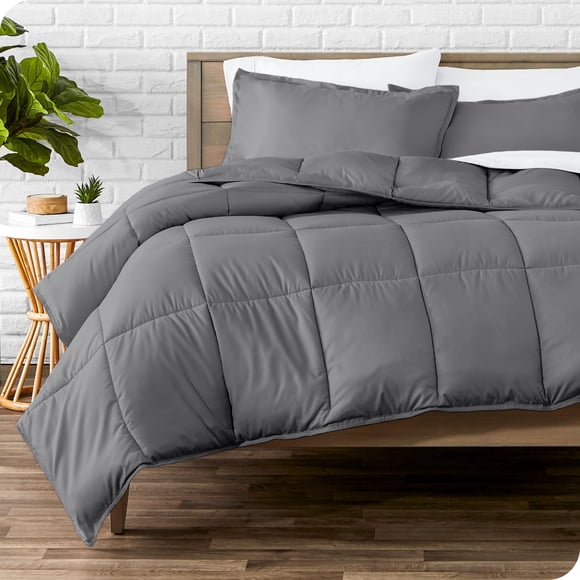 Set de edredón Bare Home, tamaño queen, ultrasuave, gris