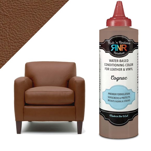 Pintura Rub 'n Restore 473 ml Vinilo y Cuero - Cognac