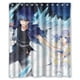 thumbnail image 1 of Cortina de ducha con diseño de espada Shido de Date a Live, con ganchos, 60 x 72 pulgadas, 1 of 3