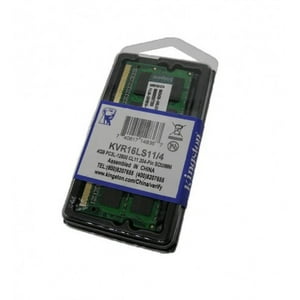 Kingston - Memoria Ram Notebook Sodimm Ddr3L 4Gb 1600Mhz Kvr16Ls11/4