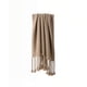 thumbnail image 1 of Manta Con Flecos De Soga Trenzados Chenille Color Café Claro, 1 of 4