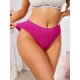 thumbnail image 4 of INSPIRE CHIC Ropa interior de mujer de tiro bajo con estampados de letras, bikini de suave elasticidad, bragas transpirables, rojo rosa medio, 4 of 4
