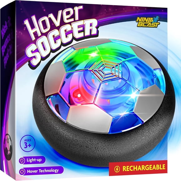 Pelota Hover Soccer Ninja Blast Recargable Luz Led 6 Pulgadas