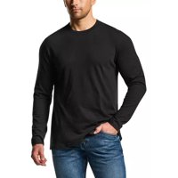 Genérica - 6X Polera Camisetas Manga Larga Hombre Cuello Redondo 2025