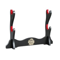 Bothyi - Soporte De Espada Samurái Soporte Horizontal Pantalla Para Flauta Wakizashi Dojo 2 Capas