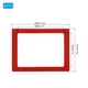 thumbnail image 2 of Uxcell 5 x 7 pulgadas Marco de imagen magnético, 3 piezas Marco magnético Marcos de fotos magnéticos reutilizables para refrigerador, rojo, 2 of 4