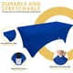thumbnail image 5 of Mantel Utopia Kitchen Spandex, paquete de 2 unidades [1,2 x 0,9 x 0,9 m, azul real], 5 of 9