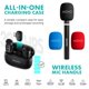 thumbnail image 2 of Kit de Vlog Movo Inalámbrico con Luz LED para iPhone/Android, 2 of 7