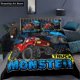 thumbnail image 1 of Monster Truck Bedding Set Cute Quilt Cover Bed Cover With Pillowcase Boys Adult Home, 1 of 5
