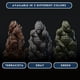 thumbnail image 3 of Arcilla para Modelar The Monster Makers Monster Clay Gris 2 kg Dura, 3 of 6