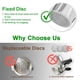 thumbnail image 2 of Exprimidor de patatas LunaCozy, grande, de acero inoxidable, resistente, 2 of 6