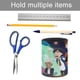thumbnail image 5 of Dodo-theme Cylinder Pen Holder Pencil Organizer with Flannel Lining PVC Leather Material Cardboard Base for study work 10*8CM, 5 of 6