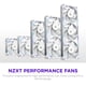 thumbnail image 2 of Ventilador de caja NZXT F140X Performance 140 mm PWM RGB blanco, 2 of 9