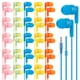 thumbnail image 1 of Audífonos con cable CNSZSLZ – Pack de 100 unidades en colores mixtos, 1 of 7