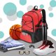 thumbnail image 3 of Mochila deportiva WOLT para baloncesto, fútbol, voleibol, natación, gimnasio, roja, 3 of 7