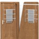 thumbnail image 5 of Toallero Auledio ajustable para colocar sobre la puerta, triple, plateado, 5 of 7