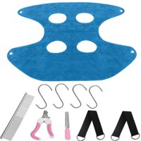 Magideal - Arnés De Hamaca De Aseo Multifuncional, Accesorios De Bolsa De Sujeción, Uñas Transpirable, Arnés Colgante, Ayudante Para Limpieza De Cachorro , , S Azul