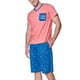 thumbnail image 1 of Pijama Corto Hombre Escote V Coral L, 1 of 3
