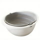 thumbnail image 1 of Effortlessly Wash and Store Your Produce with our Double Drain Basket Bowl - Rotating Drainer and Vegetable Cleaning Colander Tool for Kitchen Pasta, Fruits, and Vegetables - Space-saving Design - 1pc, 1 of 5