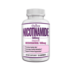 Daitea Nutrition - Nad Nicotinamida B3 Resveratrol Revujenecedor Celular 120Cap