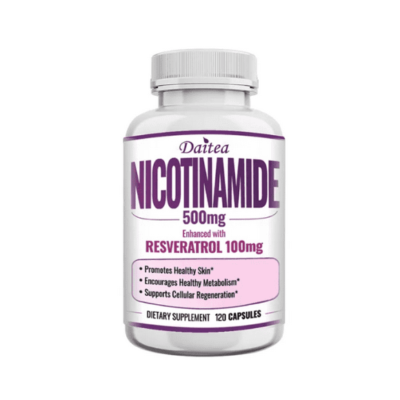 Nad Nicotinamida B3 Resveratrol Revujenecedor Celular 120cap