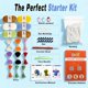 thumbnail image 4 of Kit de crochet Cosminy 8 piezas para principiantes – DIY de animales, 4 of 7