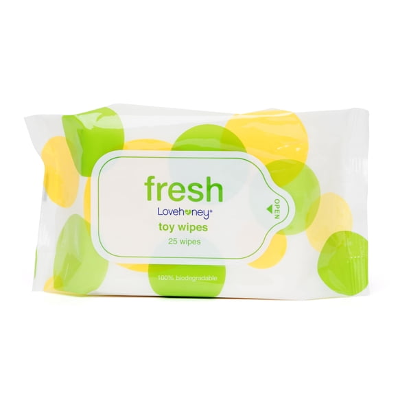 Toallitas Lovehoney Fresh 25 unidades para limpieza íntima