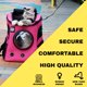 thumbnail image 5 of Transportín para Gato The Fat Cat Bubble Pink, Aprobado por Aerolíneas, 5 of 9
