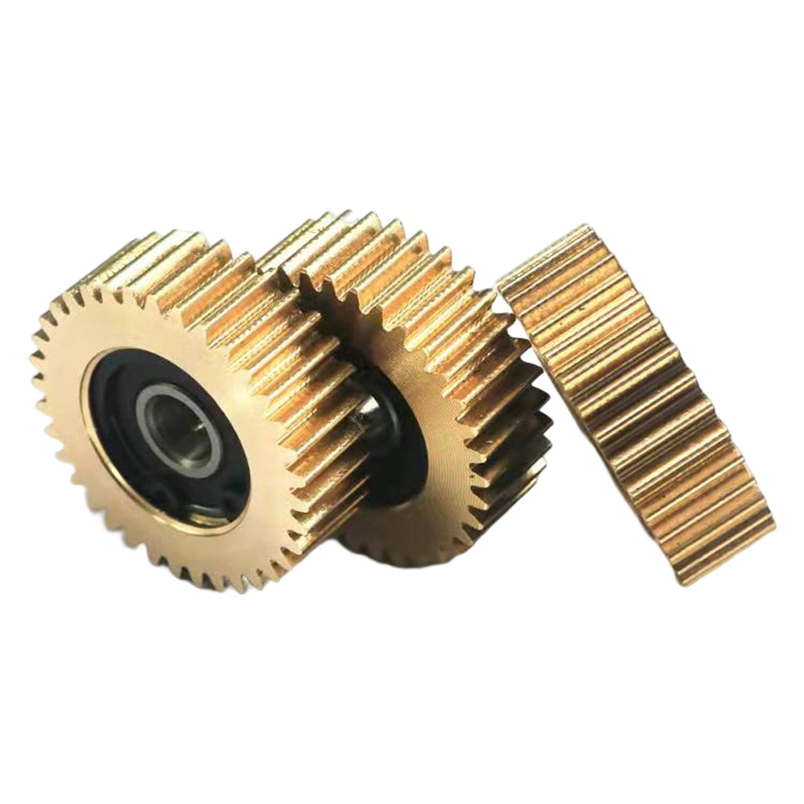 Magideal - Kit De Cobre De Engranajes Planetarios Duraderos De 36T De 3 Piezas, Engranajes De Motor De De Rueda De Bicicletas Eléctricas, Con Rodamiento