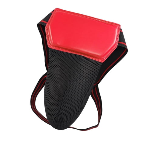 Ioensy - Protector De Ingle De Boxeo, Protección Portátil Para Taekwondo, Mma, Muay Thai, Rojo Para Niños